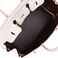Hermes Special Order (HSS) Birkin 25 Gris Perle Verso Matte Alligator Rose Gold Hardware Hermes Special Order (HSS) Birkin 25 Gris Perle Verso Matte Alligator Rose Gold Hardware