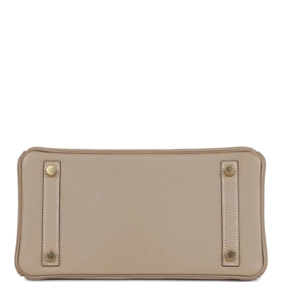 Hermes Special Order (HSS) Birkin 25 Gris Tourterelle Verso Chevre Brushed Gold Hardware Hermes Special Order (HSS) Birkin 25 Gris Tourterelle Verso Chevre Brushed Gold Hardware