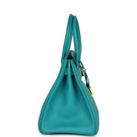 Hermes Special Order (HSS) Birkin 30 Bleu Paon Epsom Gold Hardware Hermes Special Order (HSS) Birkin 30 Bleu Paon Epsom Gold Hardware