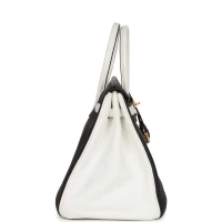 Hermes Special Order (HSS) Birkin 35 Black and White Clemence Gold Hardware Hermes Special Order (HSS) Birkin 35 Black and White Clemence Gold Hardware