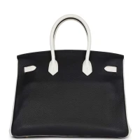 Hermes Special Order (HSS) Birkin 35 Black and White Clemence Gold Hardware Hermes Special Order (HSS) Birkin 35 Black and White Clemence Gold Hardware