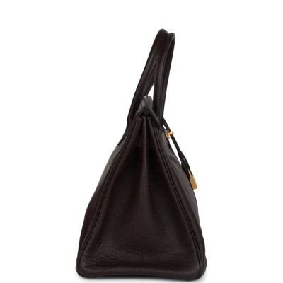 Hermes Special Order (HSS) Birkin 35 Havane Buffalo Brushed Gold Hardware