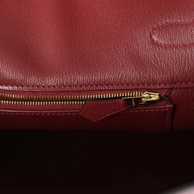 Hermes Special Order (HSS) Birkin 35 Havane Buffalo Brushed Gold Hardware