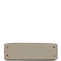 Hermes Special Order (HSS) Kelly 20 Gris Tourterelle and Nata Chevre Gold Hardware Hermes Special Order (HSS) Kelly 20 Gris Tourterelle and Nata Chevre Gold Hardware