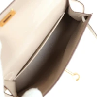 Hermes Special Order (HSS) Kelly 20 Gris Tourterelle and Nata Chevre Gold Hardware Hermes Special Order (HSS) Kelly 20 Gris Tourterelle and Nata Chevre Gold Hardware