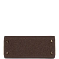Hermes Special Order (HSS) Kelly Retourne 25 Ebene and Craie Togo Gold Hardware Hermes Special Order (HSS) Kelly Retourne 25 Ebene and Craie Togo Gold Hardware