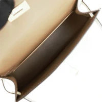 Hermes Special Order (HSS) Kelly Sellier 20 Gris Tourterelle and Beton Ostrich Permabrass Hardware Hermes Special Order (HSS) Kelly Sellier 20 Gris Tourterelle and Beton Ostrich Permabrass Hardware