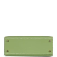 Hermes Special Order (HSS) Kelly Sellier 25 Vert Criquet Epsom Permabrass Hardware Hermes Special Order (HSS) Kelly Sellier 25 Vert Criquet Epsom Permabrass Hardware