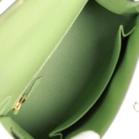 Hermes Special Order (HSS) Kelly Sellier 25 Vert Criquet Epsom Permabrass Hardware Hermes Special Order (HSS) Kelly Sellier 25 Vert Criquet Epsom Permabrass Hardware