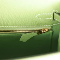 Hermes Special Order (HSS) Kelly Sellier 25 Vert Criquet Epsom Permabrass Hardware Hermes Special Order (HSS) Kelly Sellier 25 Vert Criquet Epsom Permabrass Hardware