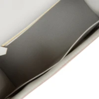 Hermes Special Order (HSS) Kelly Sellier 28 Gris Mouette and Rose Azalee Epsom Brushed Gold Hardware Hermes Special Order (HSS) Kelly Sellier 28 Gris Mouette and Rose Azalee Epsom Brushed Gold Hardware