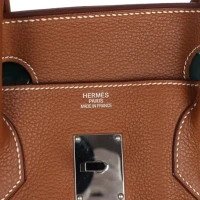 Preowned Hermes Shoulder Birkin 42 JPG Gold Clemence Palladium Hardware
