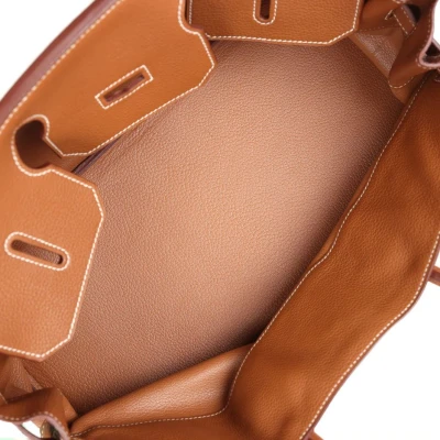 Preowned Hermes Shoulder Birkin 42 JPG Gold Clemence Palladium Hardware