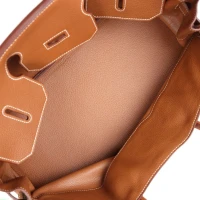 Preowned Hermes Shoulder Birkin 42 JPG Gold Clemence Palladium Hardware
