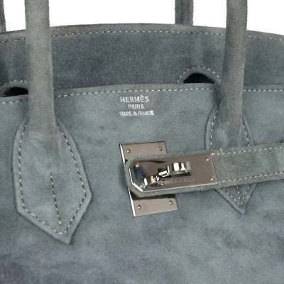Vintage Hermes Birkin 30 Gris Fume Doblis Palladium Hardware Vintage Hermes Birkin 30 Gris Fume Doblis Palladium Hardware