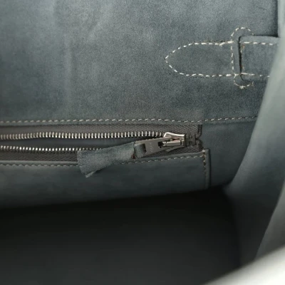 Vintage Hermes Birkin 30 Gris Fume Doblis Palladium Hardware Vintage Hermes Birkin 30 Gris Fume Doblis Palladium Hardware