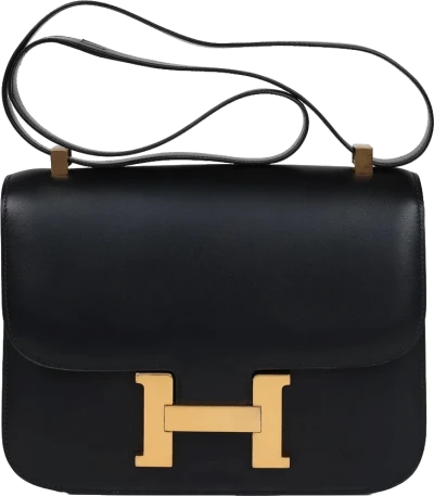 Vintage Hermes Constance 23 Black Evercalf Gold Hardware Vintage Hermes Constance 23 Black Evercalf Gold Hardware