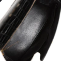 Vintage Hermes Kelly Sellier 32 Black Shiny Porosus Crocodile Gold Hardware Vintage Hermes Kelly Sellier 32 Black Shiny Porosus Crocodile Gold Hardware