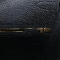 Vintage Hermes Kelly Sellier 35 Black Fjord Gold Hardware Vintage Hermes Kelly Sellier 35 Black Fjord Gold Hardware