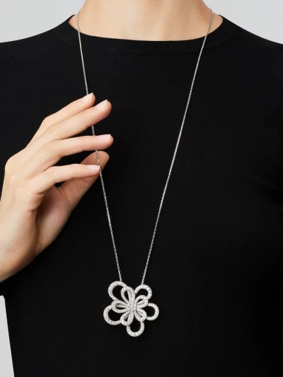 Van Cleef & Arpels Брошь-подвеска Flowerlace