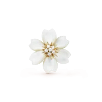 Van Cleef & Arpels Брошь-подвеска Rose de Noël