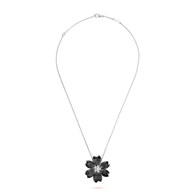 Van Cleef & Arpels Брошь-подвеска Rose de Noël