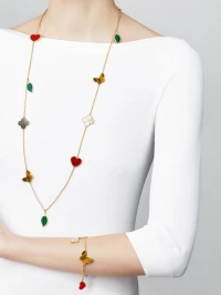 Van Cleef & Arpels Длинное колье Lucky Alhambra Van Cleef & Arpels Длинное колье Lucky Alhambra