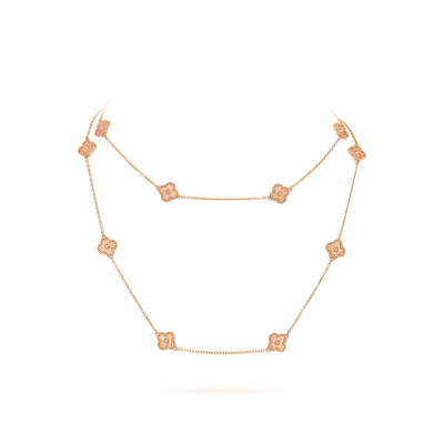 Van Cleef & Arpels Длинное колье Sweet Alhambra