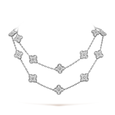 Van Cleef & Arpels Длинное колье Vintage Alhambra