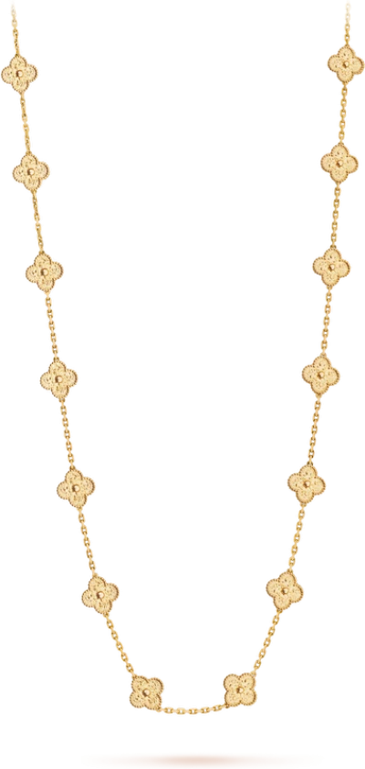 Van Cleef & Arpels Длинное колье Vintage Alhambra Van Cleef & Arpels Длинное колье Vintage Alhambra