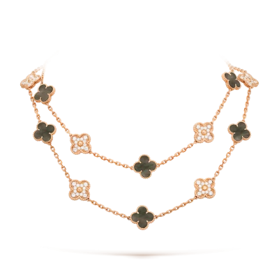 Van Cleef & Arpels Длинное колье Vintage Alhambra