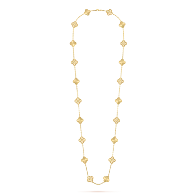 Van Cleef & Arpels Длинное колье Vintage Alhambra