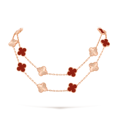 Van Cleef & Arpels Длинное колье Vintage Alhambra