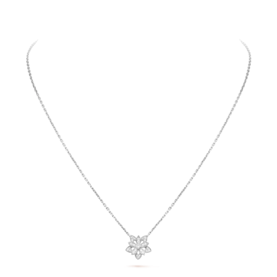 Van Cleef & Arpels Подвеска Lotus с перфорацией Van Cleef & Arpels Подвеска Lotus с перфорацией