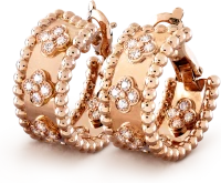 Van Cleef & Arpels Серьги-кольца Perlée clovers Van Cleef & Arpels Серьги-кольца Perlée clovers