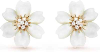 Van Cleef & Arpels Серьги Rose de Noël Van Cleef & Arpels Серьги Rose de Noël