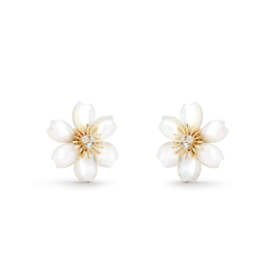 Van Cleef & Arpels Серьги Rose de Noël