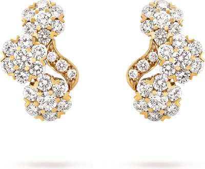 Van Cleef & Arpels Серьги Snowflake Trois Fleurs Van Cleef & Arpels Серьги Snowflake Trois Fleurs