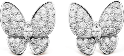 Van Cleef & Arpels Серьги Two Butterfly Van Cleef & Arpels Серьги Two Butterfly