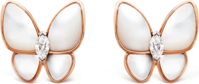Van Cleef & Arpels Серьги Two Butterfly Van Cleef & Arpels Серьги Two Butterfly