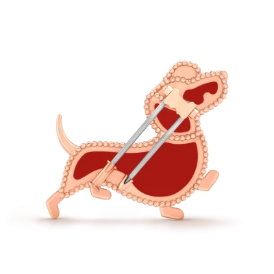 Van Cleef & Arpels Брошь Lucky Animals Dachshund