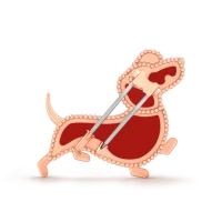 Van Cleef & Arpels Брошь Lucky Animals Dachshund