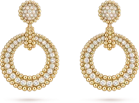 Van Cleef & Arpels Серьги Perlée diamonds Van Cleef & Arpels Серьги Perlée diamonds