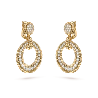 Van Cleef & Arpels Серьги Perlée diamonds Van Cleef & Arpels Серьги Perlée diamonds