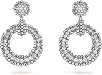 Van Cleef & Arpels Серьги Perlée diamonds Van Cleef & Arpels Серьги Perlée diamonds