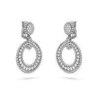 Van Cleef & Arpels Серьги Perlée diamonds Van Cleef & Arpels Серьги Perlée diamonds