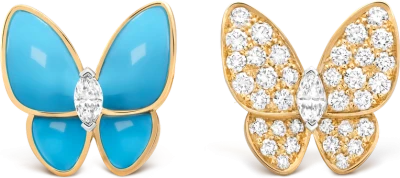 Van Cleef & Arpels Серьги Two Butterfly Van Cleef & Arpels Серьги Two Butterfly