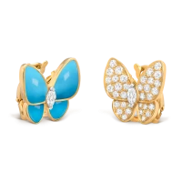 Van Cleef & Arpels Серьги Two Butterfly Van Cleef & Arpels Серьги Two Butterfly