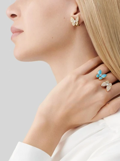 Van Cleef & Arpels Серьги Two Butterfly Van Cleef & Arpels Серьги Two Butterfly