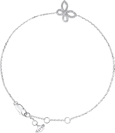 Mini Butterfly Silhouette Diamond Bracelet Graff
